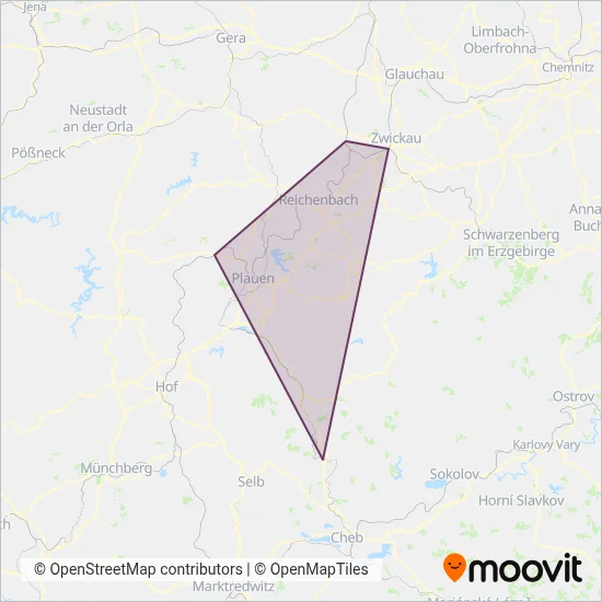 vogtlandbahn - Die Länderbahn GmbH DLB (Bus) Verbundsgebiet