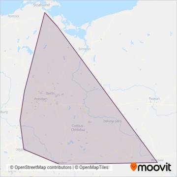 Схема покрытия компании DB Regio AG Nordost