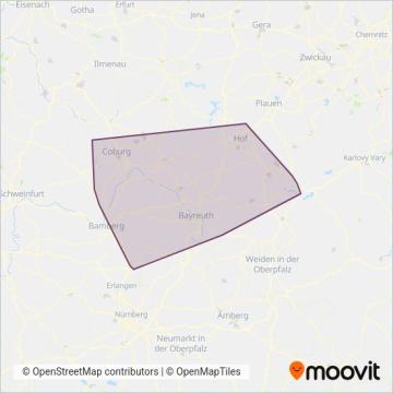Схема покрытия компании agilis (Поезд)