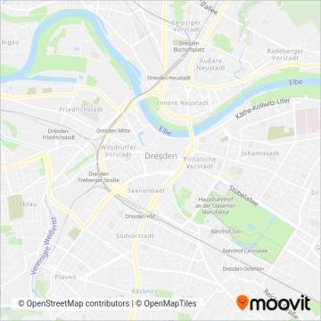 Схема покрытия компании trilex-express - Die Länderbahn GmbH DLB