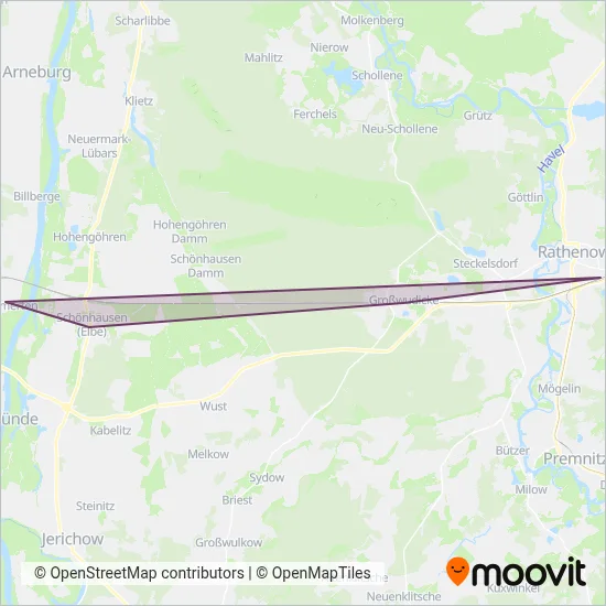 Hanseatische Eisenbahn GmbH (Bus) Verbundsgebiet