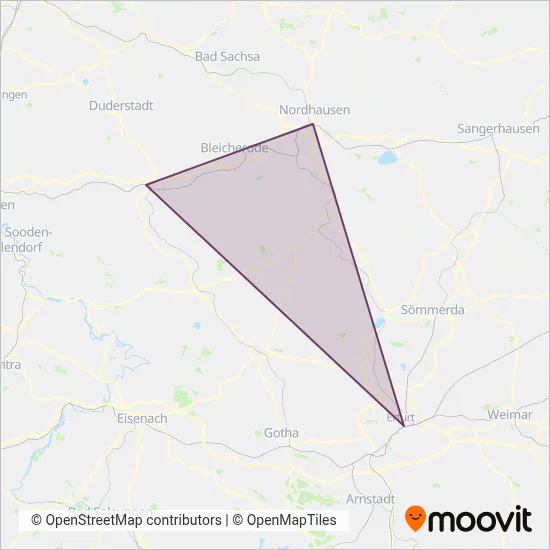 Abellio Rail Mitteldeutschland GmbH (Bus) Verbundsgebiet