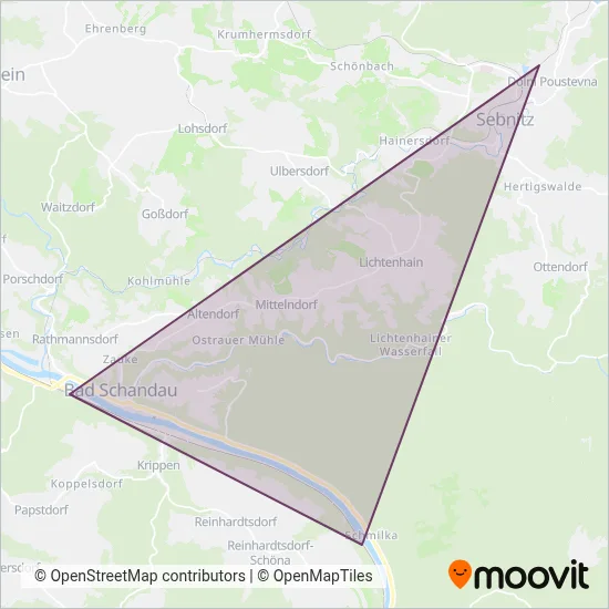 Ceske Drahy (Bus) Verbundsgebiet