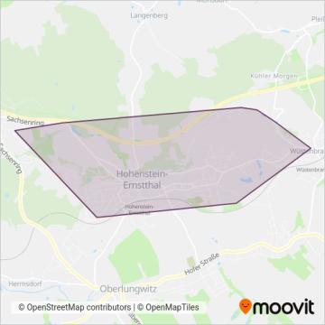 Схема покрытия компании SV Hohenstein-Ernstthal Bus