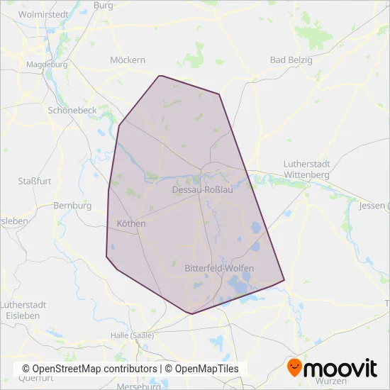 Vetter Verkehrsbetriebe Verbundsgebiet