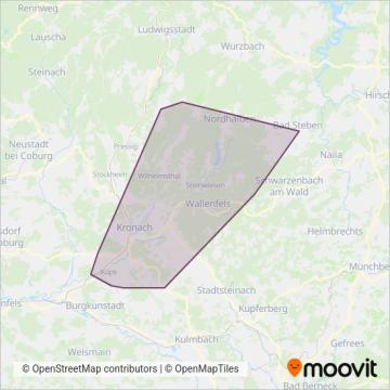 Схема покрытия компании OVF