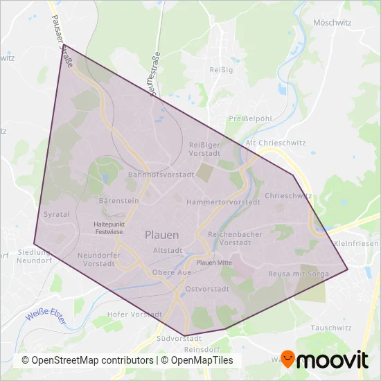 Straßenbahn Vogtland (Bus) Verbundsgebiet