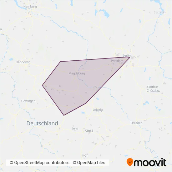 Regionalverkehre Start Deutschland GmbH Mitteldeutschland (Bahn) Verbundsgebiet