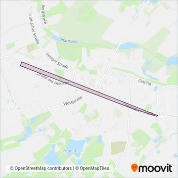 Схема покрытия компании Bahnersatzverkehr1