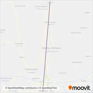 ONCF coverage area map