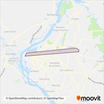Gral. Aquino SRL coverage area map