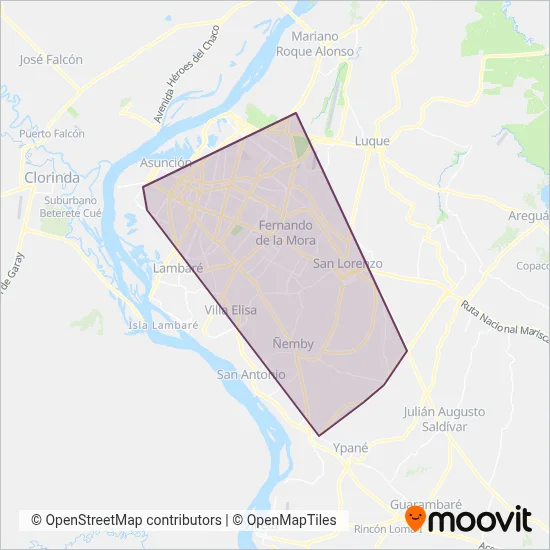 Lince S.R.L. coverage area map