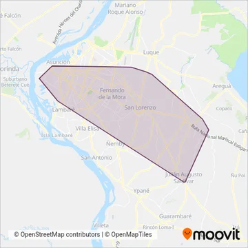 Magno S.A. coverage area map