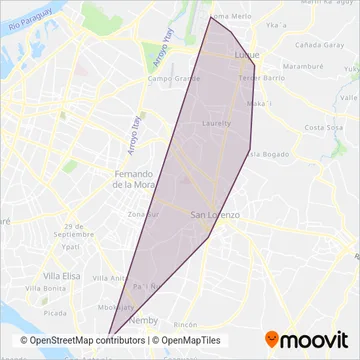 SMTC SRL coverage area map