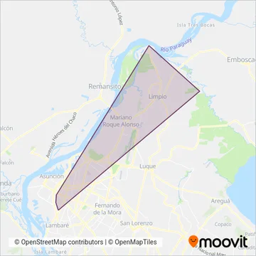 Ciudad de Limpio S.R.L. coverage area map