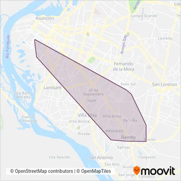 Tecla S.A coverage area map