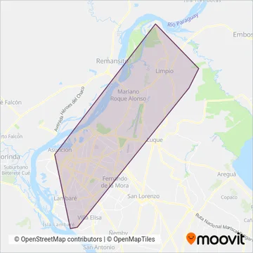 TTL S.A. coverage area map