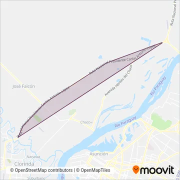 Puerto Falcon S.A.C.I coverage area map