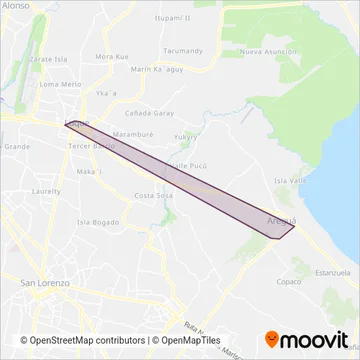 Cerro Koi S.A coverage area map