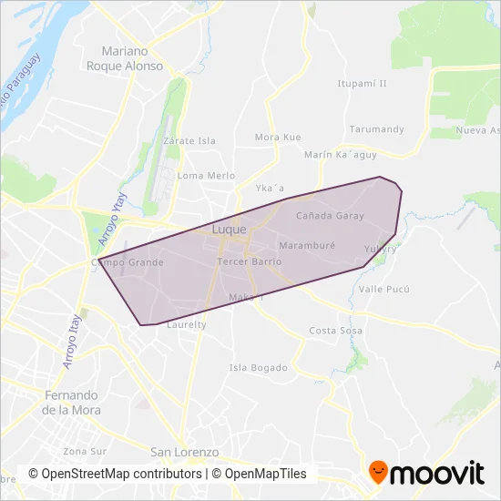 7 de Octubre S.R.L. coverage area map