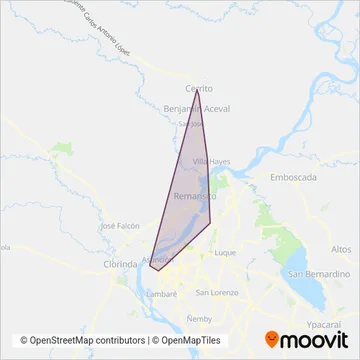 La Chaqueña S.A.T.C coverage area map