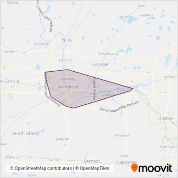 Transpo coverage area map