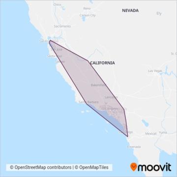 FlixBus-us coverage area map