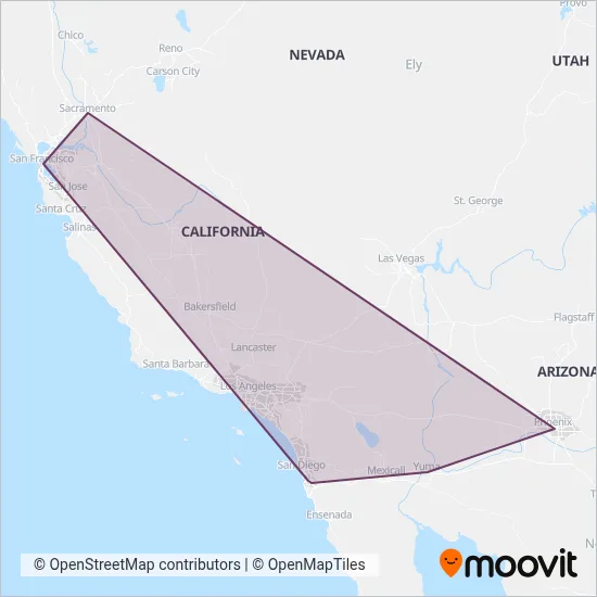 Greyhound-us coverage area map