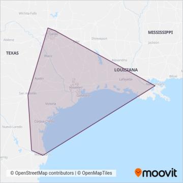 FlixBus-us coverage area map