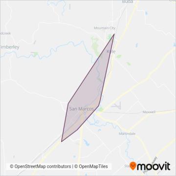 Bobcat Shuttle coverage area map