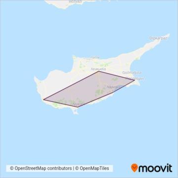 Travel Express χάρτης κάλυψης περιοχής