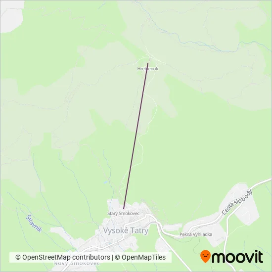 Tatry mountain resorts, a.s. coverage area map