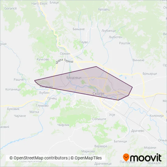 Makekspres coverage area map