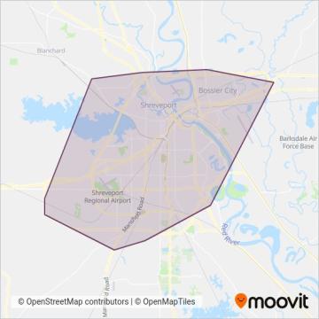 SporTran coverage area map