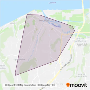 Hobus (Honfleur) coverage area map