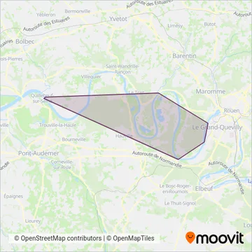 Bacs de Seine (Département Seine-Maritime) coverage area map