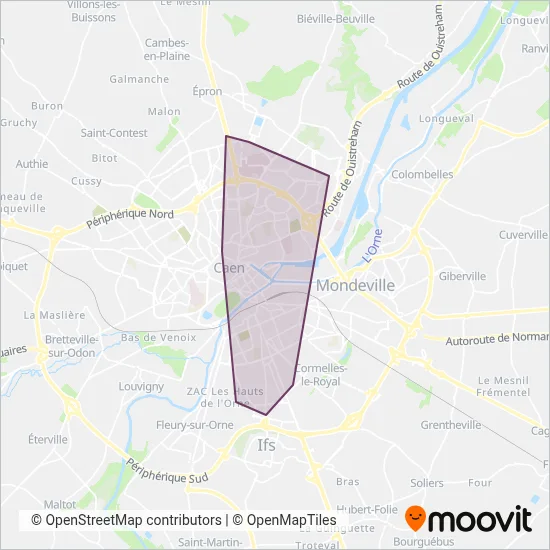 TWISTO (Tram) coverage area map
