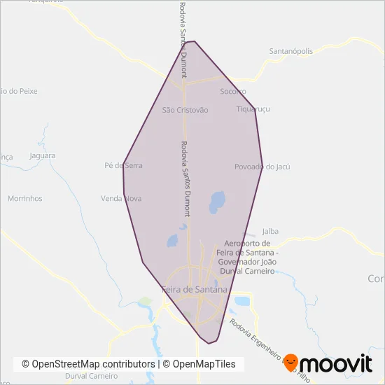 Rosa coverage area map