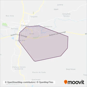 Tabosa | Urbano coverage area map