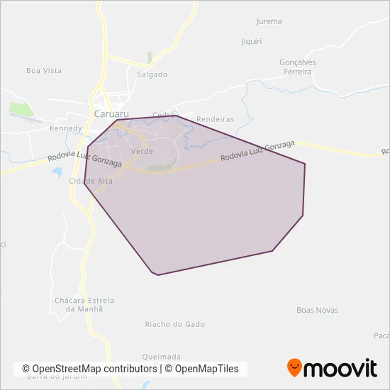 Tabosa | Urbano coverage area map