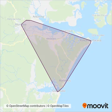 Viação Graciosa (Metropolitanos) coverage area map