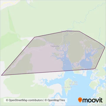 Viação Graciosa (Rodoviário) coverage area map
