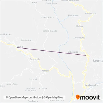 COOPERATIVA TAC coverage area map