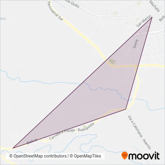COOPERATIVA EL ORO coverage area map
