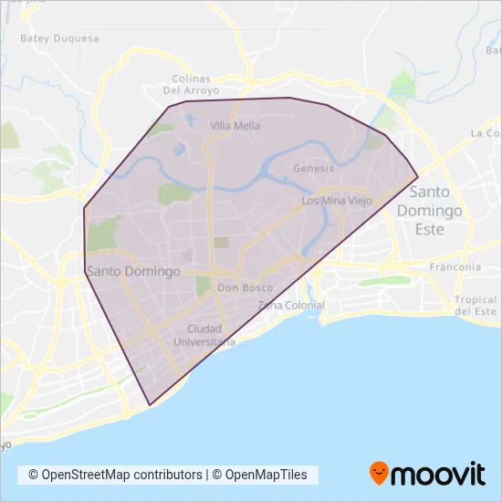 MOCHOTRAN coverage area map