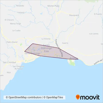 CONATRA coverage area map