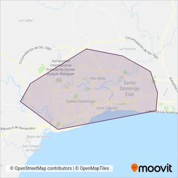 FENATRANO coverage area map