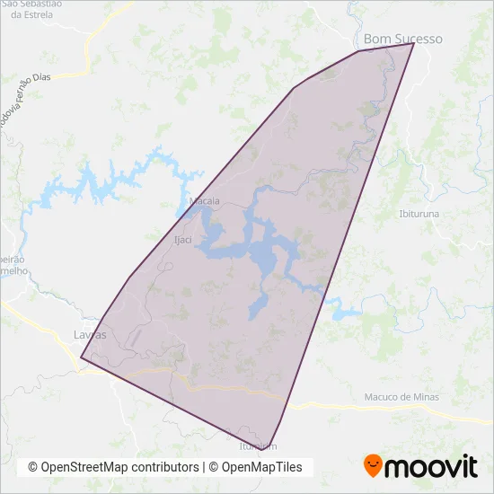 São Cristóvão coverage area map