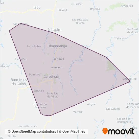 Riodoce coverage area map