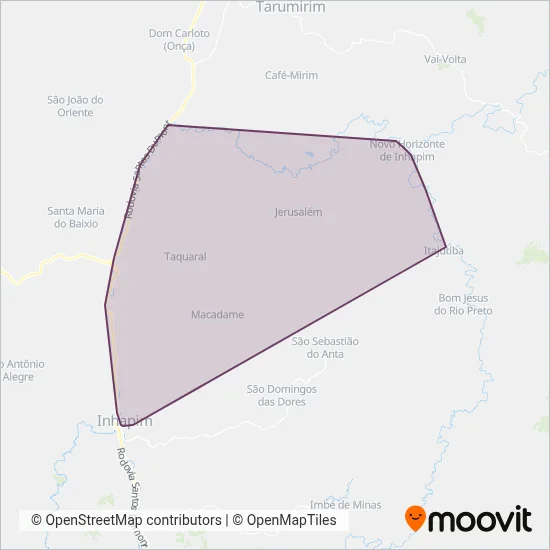 JL Viagens coverage area map